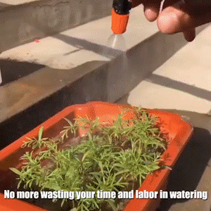 Irrigation system in action