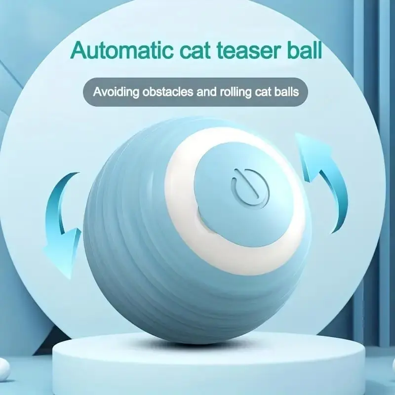 Smart Cat Ball Toy in Use