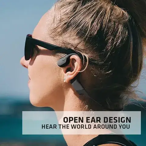 Headphones with glasses