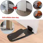 Invisible Wedge Door Stopper – Soft Close, Spring Bracket, Wall Protector
