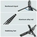 ProFlex Foldable Selfie Stick Tripod - Image 4