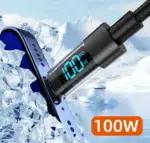 USB-C 100W Turbo Charge Cable with LED Power Display - Image 4