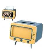 Creative Retro TV Tissue Box Cover & Phone Holder - Image 5