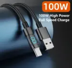USB-C 100W Turbo Charge Cable with LED Power Display - Image 5