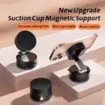 Vacuum Magnetic Phone Stand, Adjustable Mechanical Vacuum Magnetic Car Suction Phone Holder with Telescopic Structure, Magnetic phone holder - Image 2