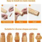 Transparent Chair Leg Floor Protector - Image 6