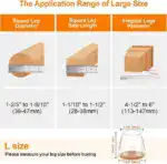 Transparent Chair Leg Floor Protector - Image 3
