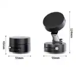 Vacuum Magnetic Phone Stand, Adjustable Mechanical Vacuum Magnetic Car Suction Phone Holder with Telescopic Structure, Magnetic phone holder - Image 8