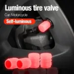 FLUORESCENT TIRE VALVE CAPS