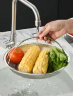 All-In-One Stainless Steel Steamer With Handle - Image 2