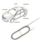 Car Drain Dredge Cleaning Scrub Brush - Image 5