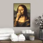 Mona Lisa Bathroom Wall Art Decoration - Image 3
