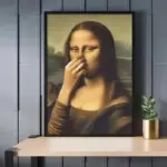 Mona Lisa Bathroom Wall Art Decoration - Image 2