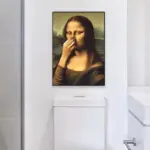 Mona Lisa Bathroom Wall Art Decoration - Image 5