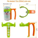Soda Can Lid Holder – Reusable Can Handle & Straw Lid 🥤 - Image 5