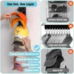 Hat Organizer for Baseball Caps - Image 4